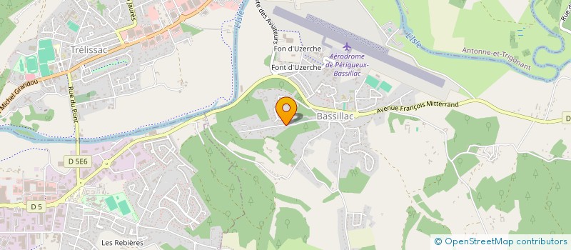 localisation de l'entreprise TINLE OLIVIER - GUGUIN CELINE  BASSILLAC ET AUBEROCHE