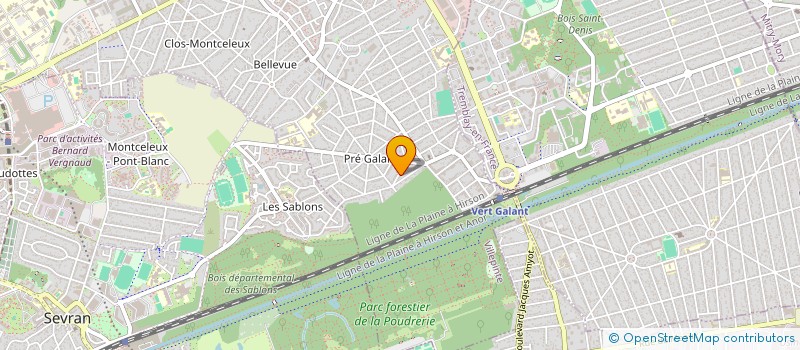 localisation de l'entreprise TINLUC à VILLEPINTE