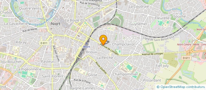 localisation de l'entreprise TINMAR 79  AIFFRES