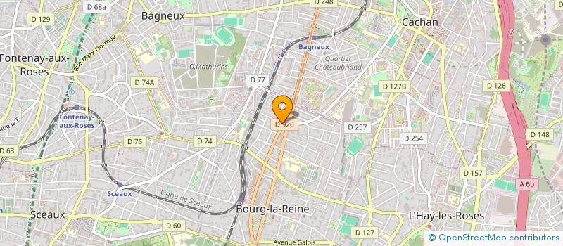 localisation de l'entreprise TINO à BOURG-LA-REINE