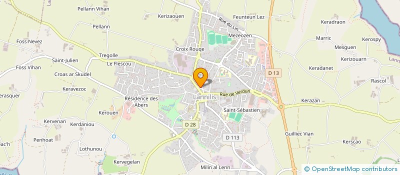 localisation de l'entreprise TINO à LANNILIS