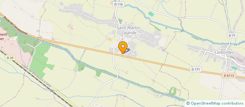 localisation de l'entreprise TINO D ANGELO  CASTELNAUDARY