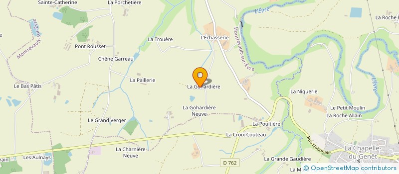 localisation de l'entreprise TINO ROBERT à MONTREVAULT-SUR-EVRE