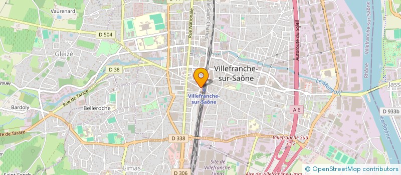 localisation de l'entreprise TINOAH  VILLEFRANCHE-SUR-SAONE