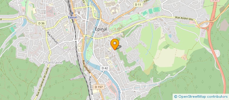 localisation de l'entreprise TINOAN à EPINAL