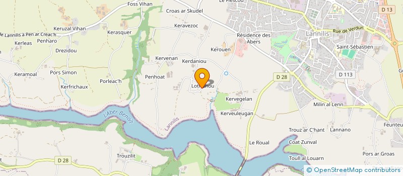 localisation de l'entreprise TINOBA  LANNILIS