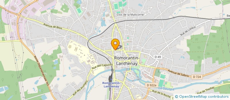 localisation de l'entreprise TINOUBS  ROMORANTIN-LANTHENAY