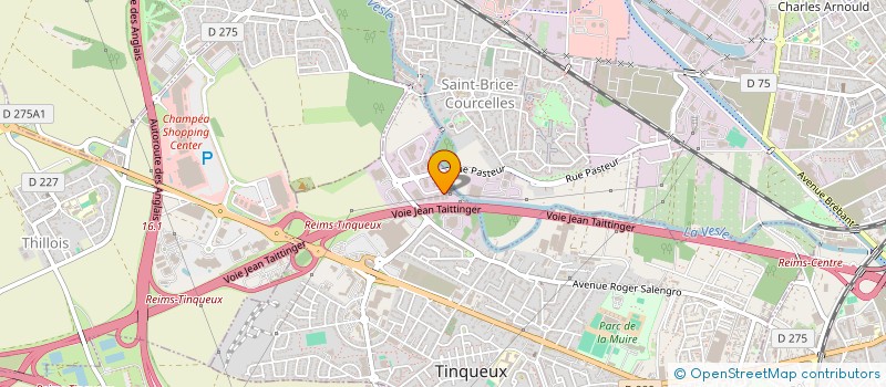 localisation de l'entreprise TINQUEUX AUTOS  TINQUEUX