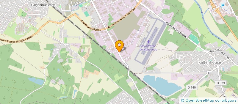 localisation de l'entreprise TINT'HAG  HAGUENAU