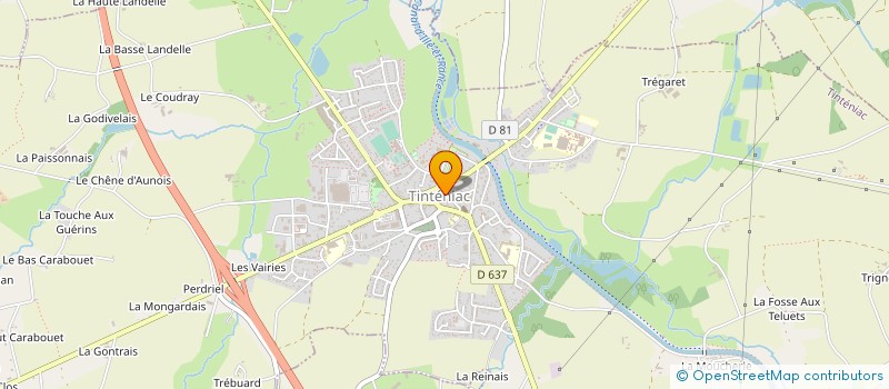 localisation de l'entreprise TINT'OPTIC  TINTENIAC