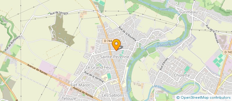 localisation de l'entreprise TINT-PROTECH  NIORT