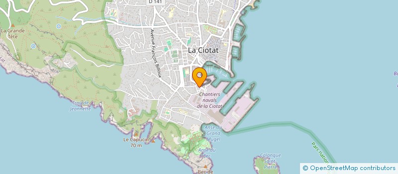 localisation de l'entreprise TINTAN  LA CIOTAT