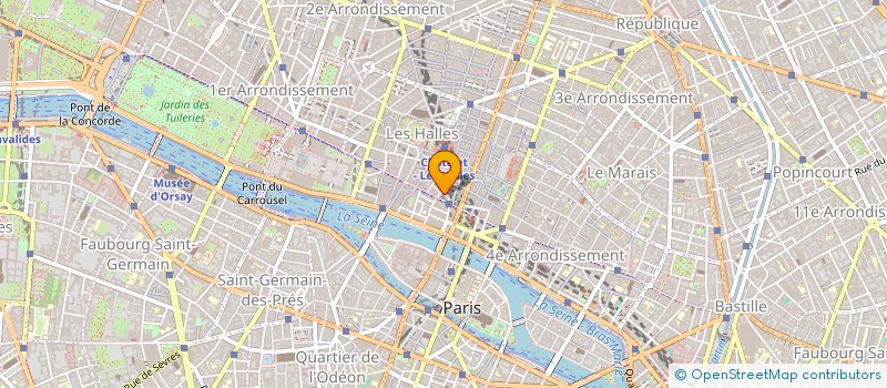 localisation de l'entreprise TINVEST  PARIS