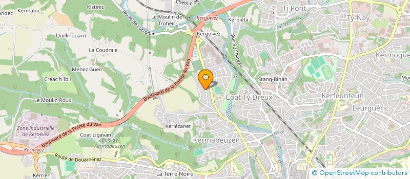 localisation de l'entreprise TINY 292 à QUIMPER