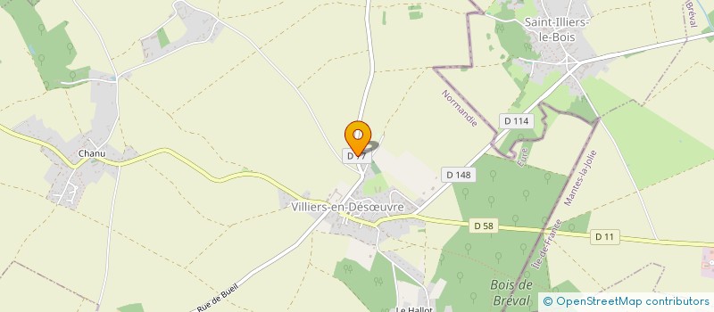 localisation de l'entreprise TINYCLOUD  VILLIERS-EN-DESUVRE