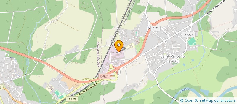 localisation de l'entreprise TIO  SAINT-VINCENT-DE-PAUL