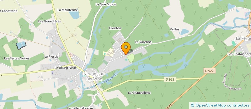 localisation de l'entreprise TIOCAMP  NEUNG-SUR-BEUVRON