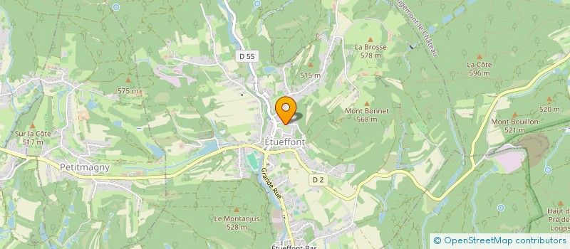 localisation de l'entreprise TIOCJO à ETUEFFONT