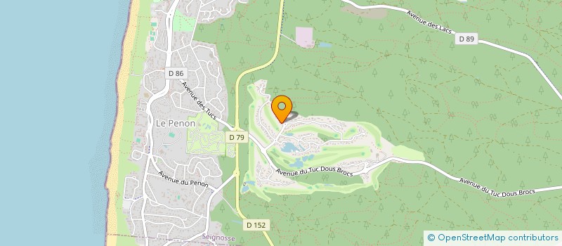 localisation de l'entreprise TIORCOFI  SEIGNOSSE