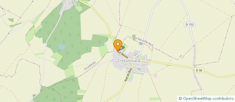 localisation de l'entreprise TIOT BEE  CRESSONSACQ