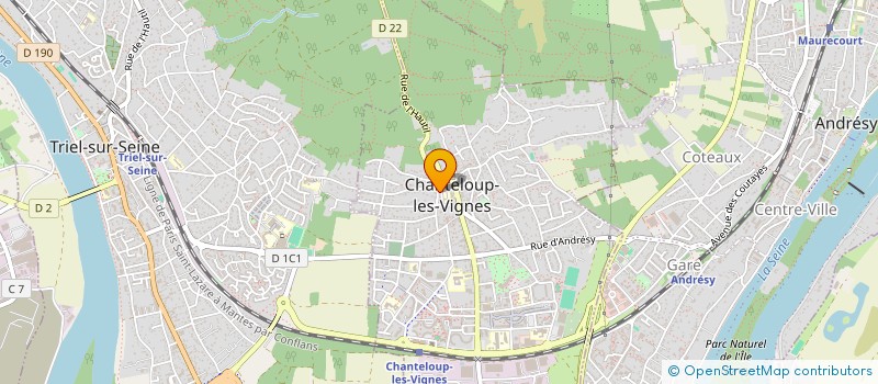 localisation de l'entreprise TIOUSS  CHANTELOUP-LES-VIGNES