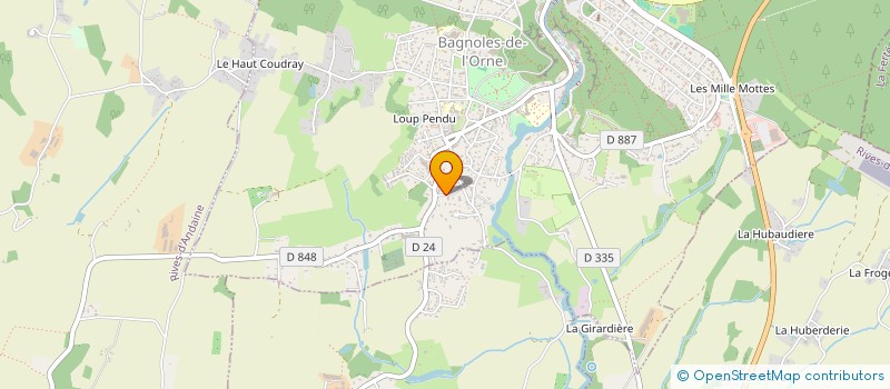 localisation de l'entreprise TIP à BAGNOLES-DE-L'ORNE-NORMANDIE