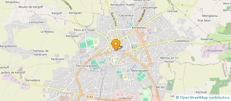 localisation de l'entreprise TIP INDUSTRIE à PLOUDANIEL