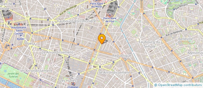 localisation de l'entreprise TIP TOE à PARIS