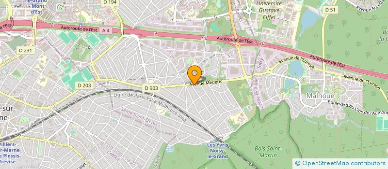 localisation de l'entreprise TIP TOP  NOISY-LE-GRAND