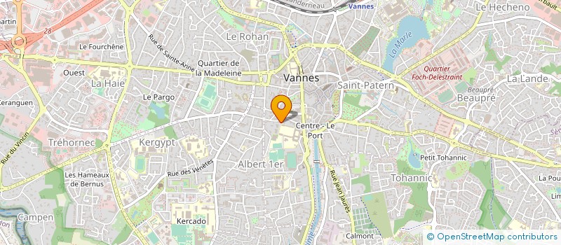 localisation de l'entreprise TIP TOP à VANNES