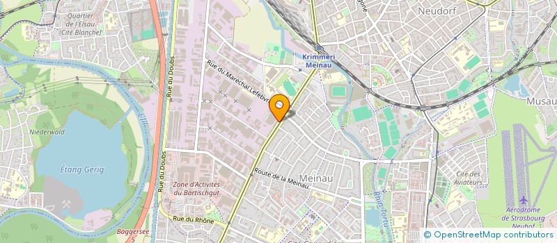 localisation de l'entreprise TIP TOP ACADEMY à STRASBOURG