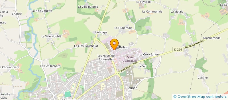 localisation de l'entreprise TIP TOP AFFAIRES à MORDELLES
