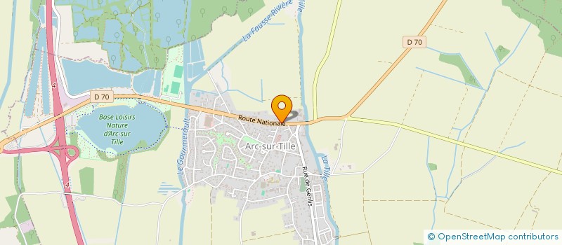 localisation de l'entreprise TIP TOP' HAIR  ARC-SUR-TILLE