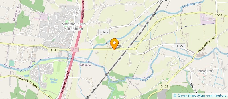 localisation de l'entreprise TIP TOP JUMP  MONTBOUCHER-SUR-JABRON