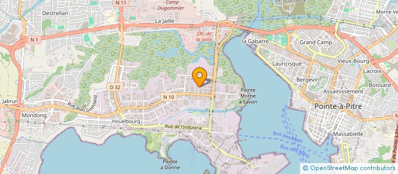 localisation de l'entreprise TIP TOP LOCATION  BAIE-MAHAULT