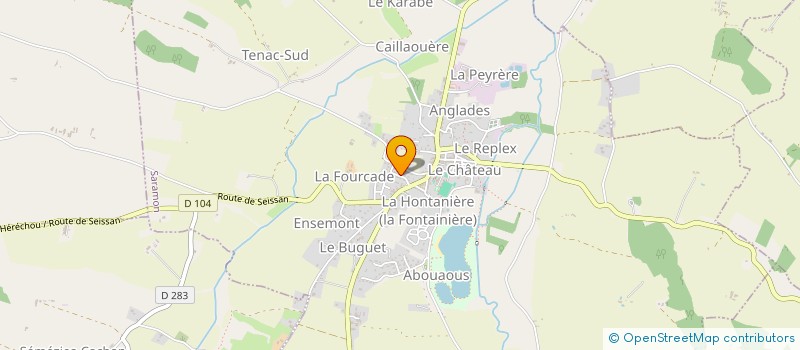 localisation de l'entreprise TIP TOP LUCAS  SARAMON