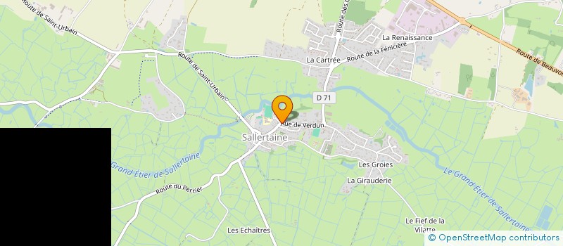localisation de l'entreprise TIP-TOP MARAICHIN à SALLERTAINE