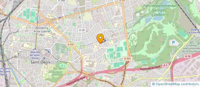 localisation de l'entreprise TIP TOP NETTOYAGE à SAINT-DENIS