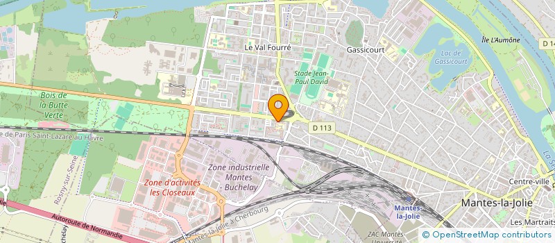 localisation de l'entreprise TIP TOP PRIMEURS  MANTES-LA-JOLIE