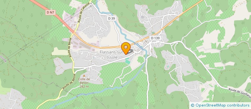 localisation de l'entreprise TIP-TOP RAIDS  FLASSANS-SUR-ISSOLE