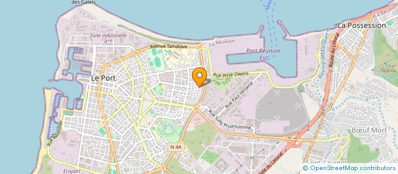 localisation de l'entreprise TIP TOP SERVICE BATIMENT OCEAN INDIEN à LE PORT