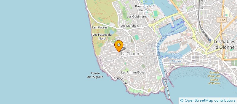 localisation de l'entreprise TIP TOP SHOES à LES SABLES D'OLONNE