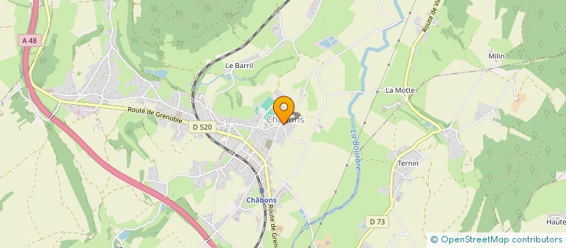 localisation de l'entreprise TIP TOP SPECTACLES  CHABONS