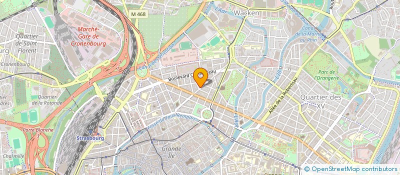 localisation de l'entreprise TIP TOP STUDIO GRAPHIQUE  STRASBOURG