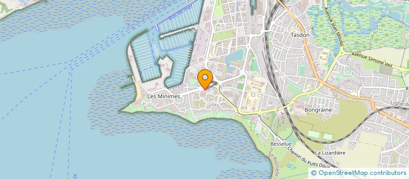 localisation de l'entreprise TIP TOP VOYAGES à LA ROCHELLE