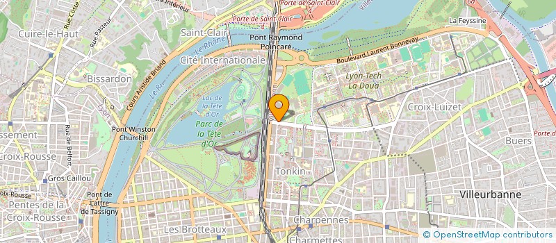 localisation de l'entreprise TIPA  VILLEURBANNE