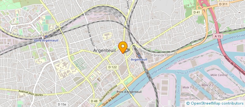 localisation de l'entreprise TIPATE MAZAL  ARGENTEUIL