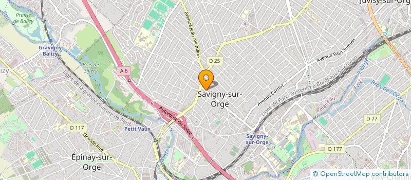 localisation de l'entreprise TIPEREZ à SAVIGNY-SUR-ORGE