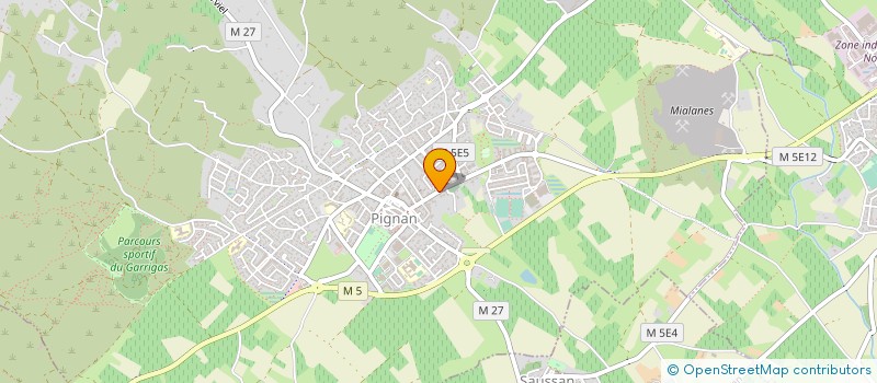 localisation de l'entreprise TIPEX SARL à PIGNAN