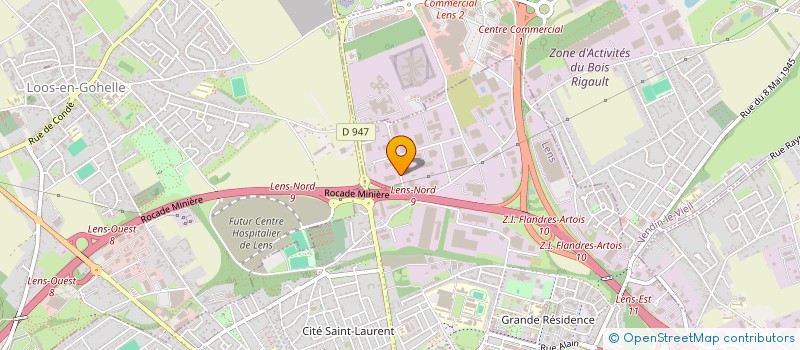 localisation de l'entreprise TIPHA PALETTES à LENS